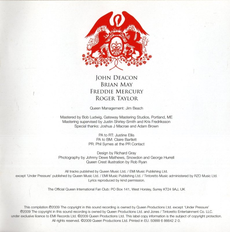 Queen  Absolute Greatest : Booklet 7